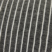 Monochrome Striped Cushion by HKLIVING - 70x40cm Linen Accent