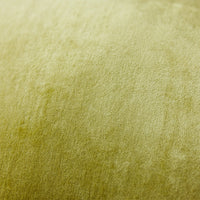 close up of velvet rear cushion cover