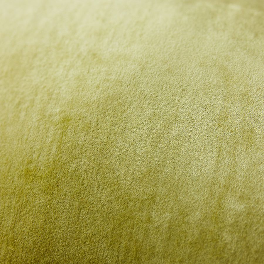 close up of velvet rear cushion cover