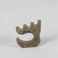Travis travertine four-arm candle holder by Olsson & Jensen