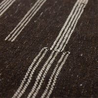 Striped Woolen Kelim Rug - Brown 150x240cm by HKLIVING