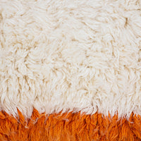 Fluffy Square Rug, Retro Summers by HKLIVING, 250x250cm White Cream Orange
