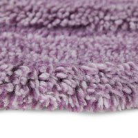 Lilac Purple Round Woollen Rug, 1.5m Diameter from HKLIVING