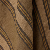 HKLIVING Vida Striped Tea Towels, 50 x 70cm - Sand Cream, Amber Grey