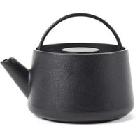Tea Pot M Cast Iron Black INKU by Serax