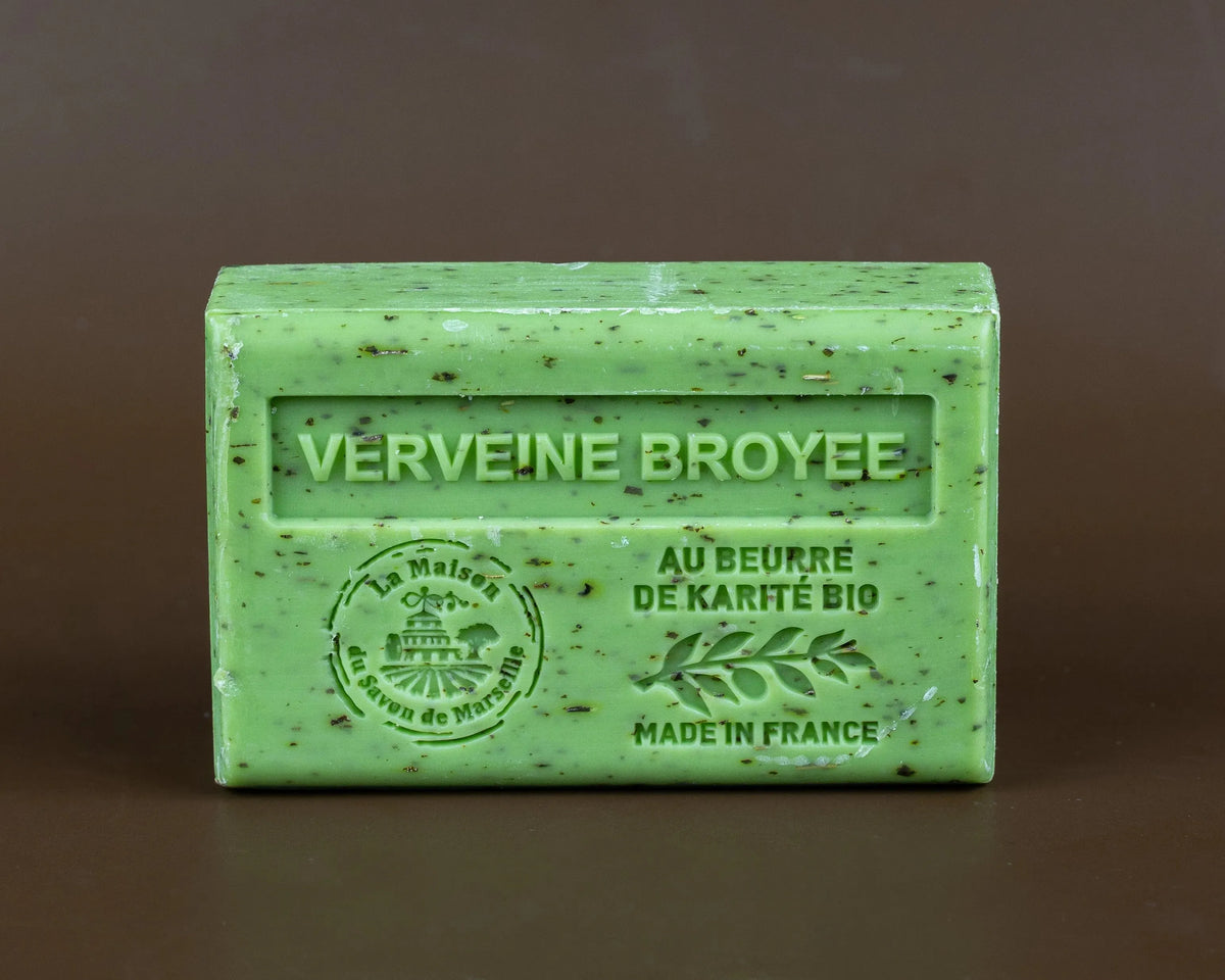 La Maison du Savon de Marseille Verbena Broyée soap bar, alternative view