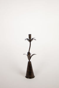 Vireo black iron flower candlestick by Olsson & Jensen, 43 cm