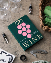Wine Tools box styled with corkscrew and glasses
